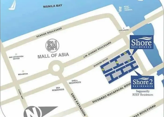 Naia Airport Moa 1278 Dynastel Shore Staycation Apartment *